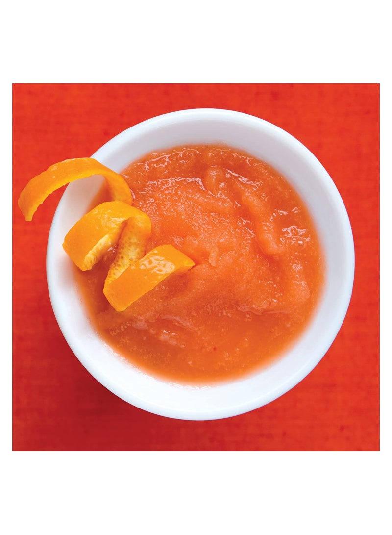 SYOSI Slush and Shake Maker Compact Make Serve Cup with Freezer Core Creates Single-Serving Smoothies Slushies Milkshakes in Minutes BPA-free Orange - Image 5