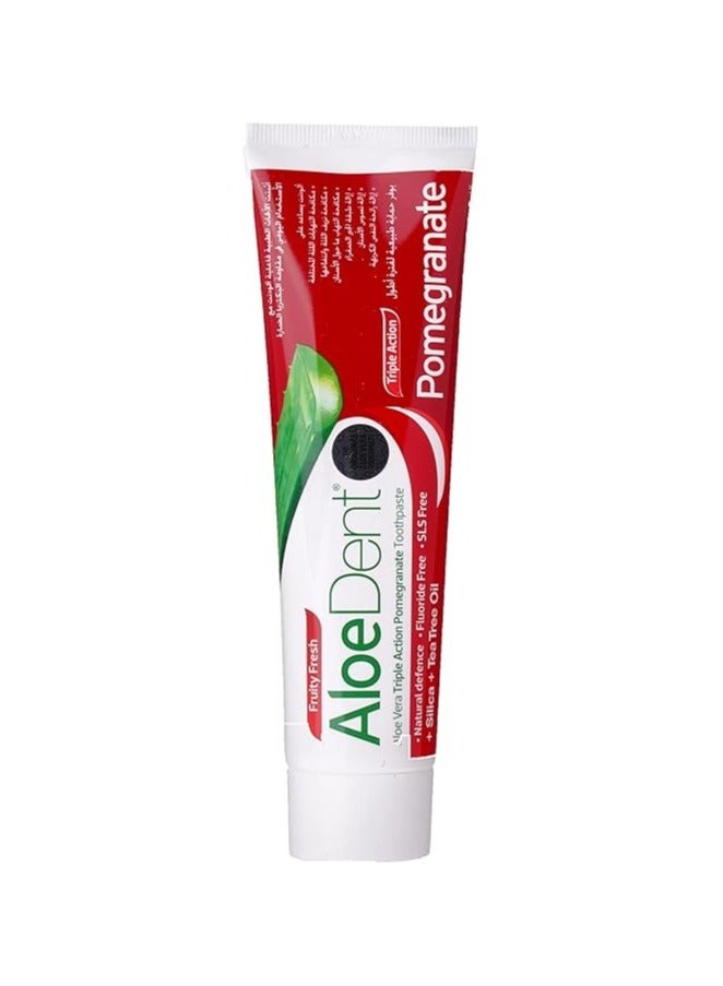 Aloedent Toothpaste Pomegranate 100ml - Image 3