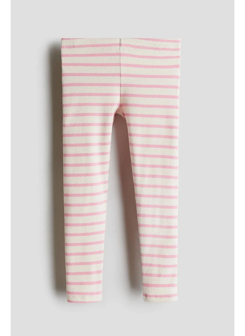 H&M Ribbed jersey leggings