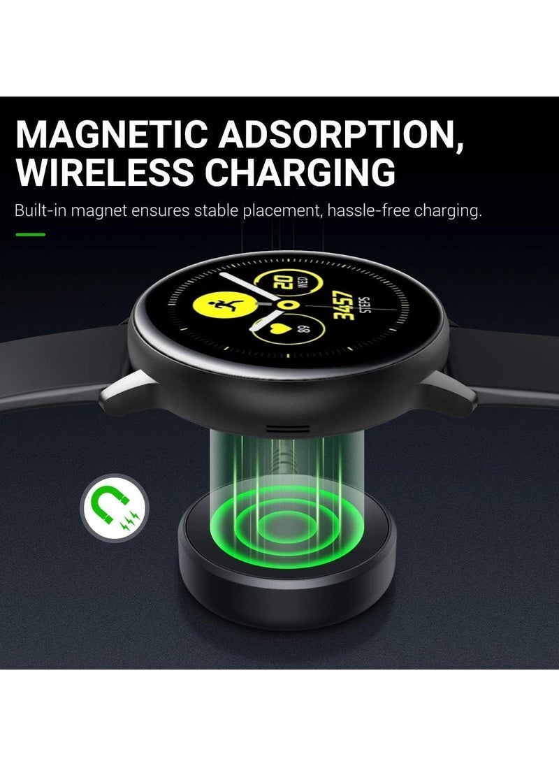 JAJEEK Inductive Charger for Samsung Galaxy Watch Ultra/Watch 7/Watch FE/Watch 6/6 Classic/Watch 5/5 Pro/4/4 Classic/3/Active 2/1 – 100 cm USB-C Charging Cable, Black - Image 3