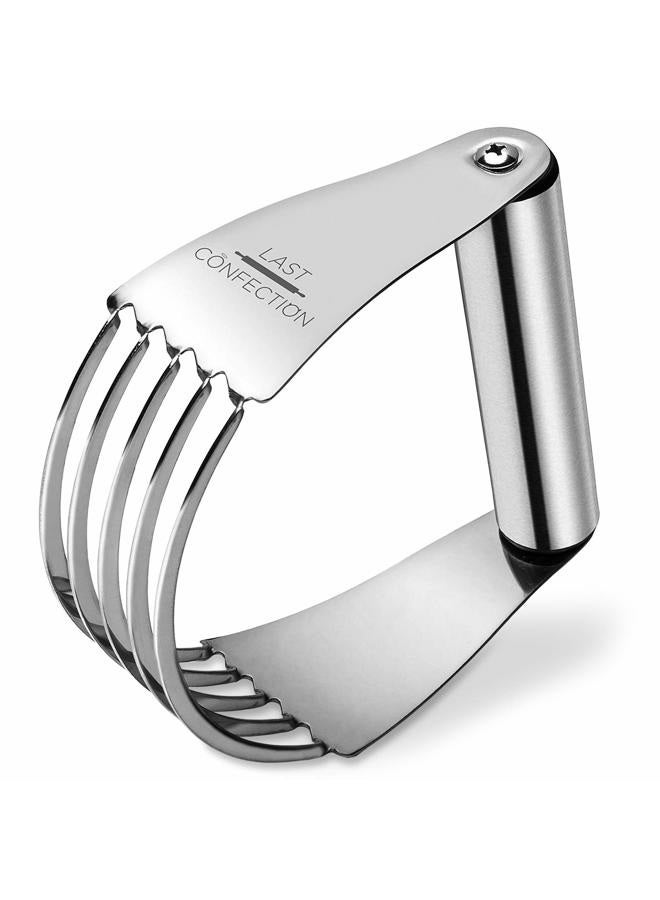 Last Confection Stainless Steel Pastry Blender Dough Cutter - Professional Flour Mixer for Pasta, Pie Crust and Cake - Image 1