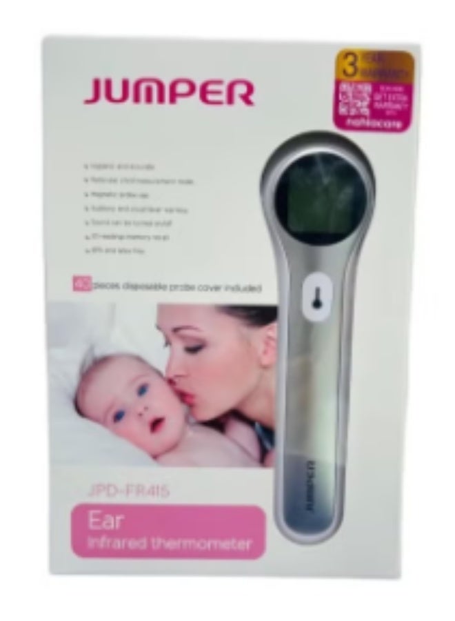 Jumper Ear Infrared Thermometer with 40 pcs disposable probe cover included - Image 1