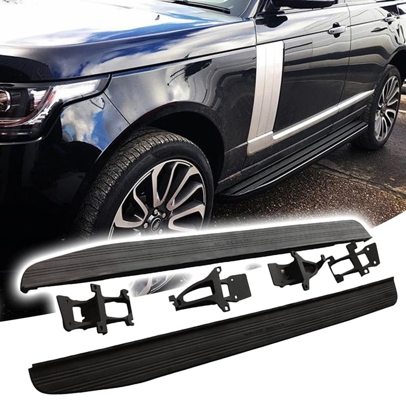 Generic Yucisily 2pcs Side Step fit for Land Rover LR Range Rover SWB 2013-2021 L405 Running Board OEstyle Pedal Rail Board Nerfbar Accessories  - Image 1