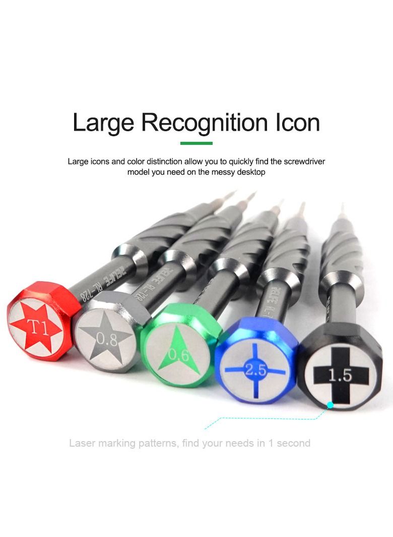 RELIFE RELIFE RL-728A Set 2D S2 Steel Special Screwdrivers Repair Tools Kit for Mobile Phone Repair  - Image 3
