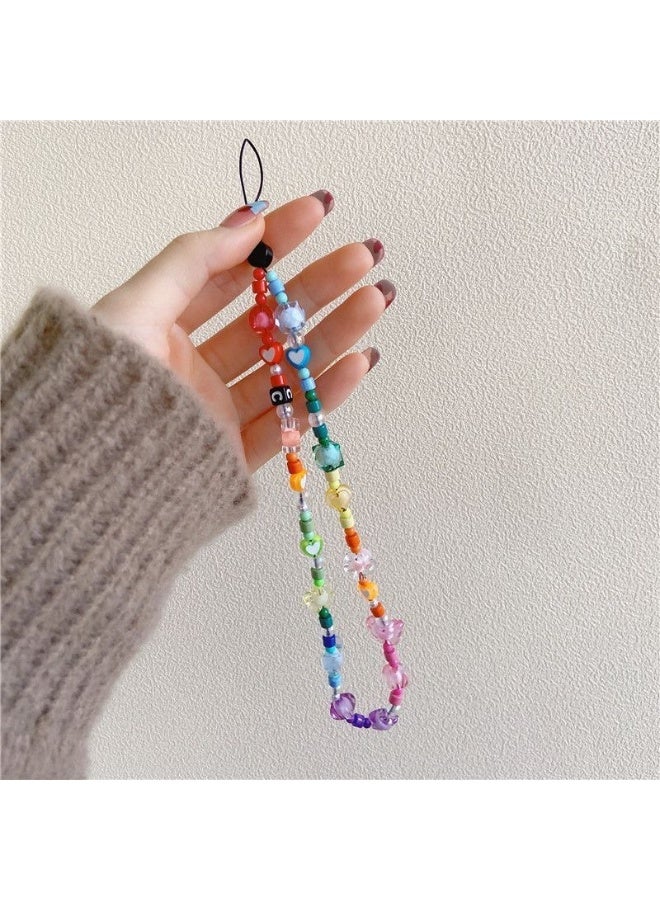 NIBEMINENT Phone Charm/ Chain Strap for Women Girls, Bohemian Cell Phone Case Lanyard Wrist Strap - Image 2