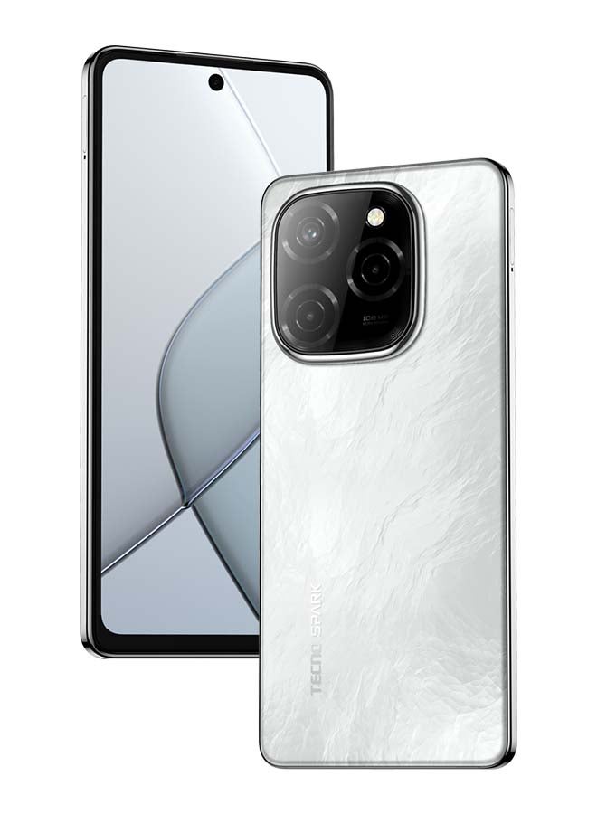TECNO Spark 20 Pro 5G Dual SIM Glossy White 8GB RAM 256GB - Middle East Version - Image 3