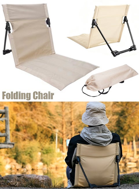 Outdoor Portable Ultra Light Foldable Lounge Chair Portable Beach Lounge Chair Outdoor Barbecue Fishing Beach Camping Picnics Road trips Including Storage Tote Bags (White)