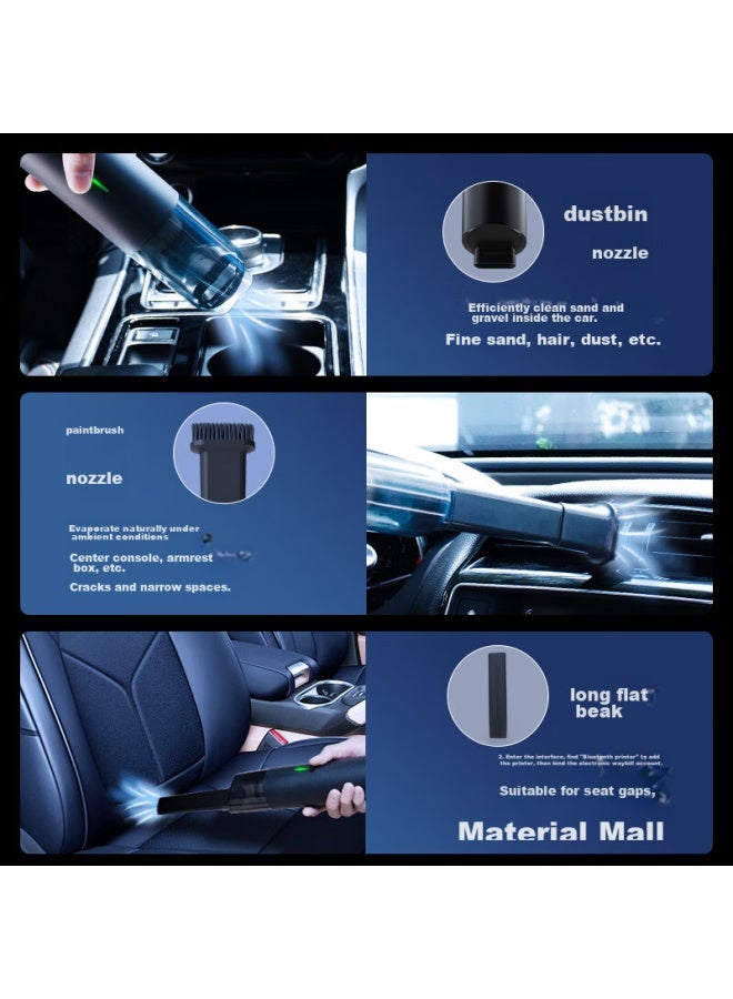 JD.com Jd Jingzao Car Vacuum Cleaner, Cordless Handheld High Suction Power, For Car And Home Use, Desktop Cleaning, Multi-functional Nozzle, Blowing And Suction Integrated, Portable Mini, High-power Dust Removal - Image 5