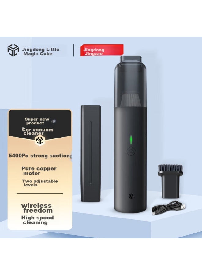 JD.com Jd Jingzao Car Vacuum Cleaner, Cordless Handheld High Suction Power, For Car And Home Use, Desktop Cleaning, Multi-functional Nozzle, Blowing And Suction Integrated, Portable Mini, High-power Dust Removal - Image 1
