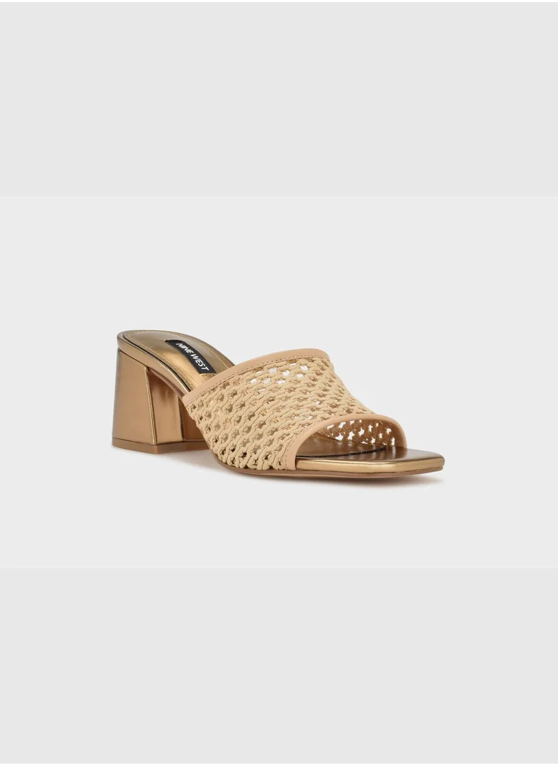 ناين ويست wnGALANTP7 Mid Heel Sandals