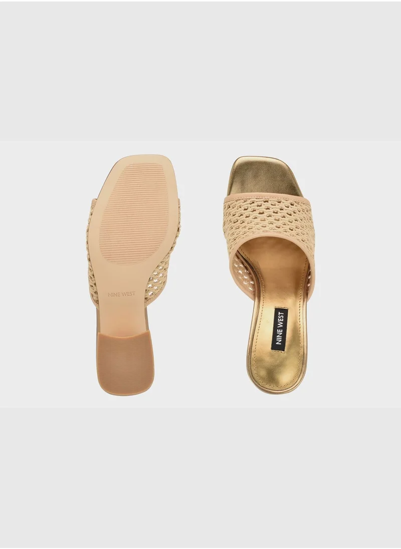 NINE WEST wnGALANTP7 Mid Heel Sandals