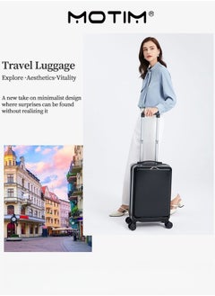 2pcs Boarding Carry-on Luggage Sets Travel Luggage With Front Open Laptop Compartment Pocket Aluminum Framed Suitcase With Spinner Wheels Large Capacity Checked-in Luggage - pzsku/ZF75EC463AEEC2E3E9715Z/45/_/1732353656/03f31646-b4d3-4b79-b931-2df00750ec6f