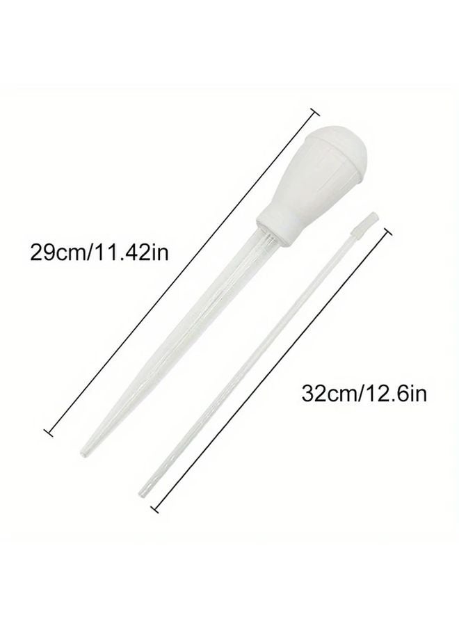 مِصَّة حوض السمك 54 سم أداة تنظيف وتغيير ماء حوض السمك باللون الأبيض - Image 1