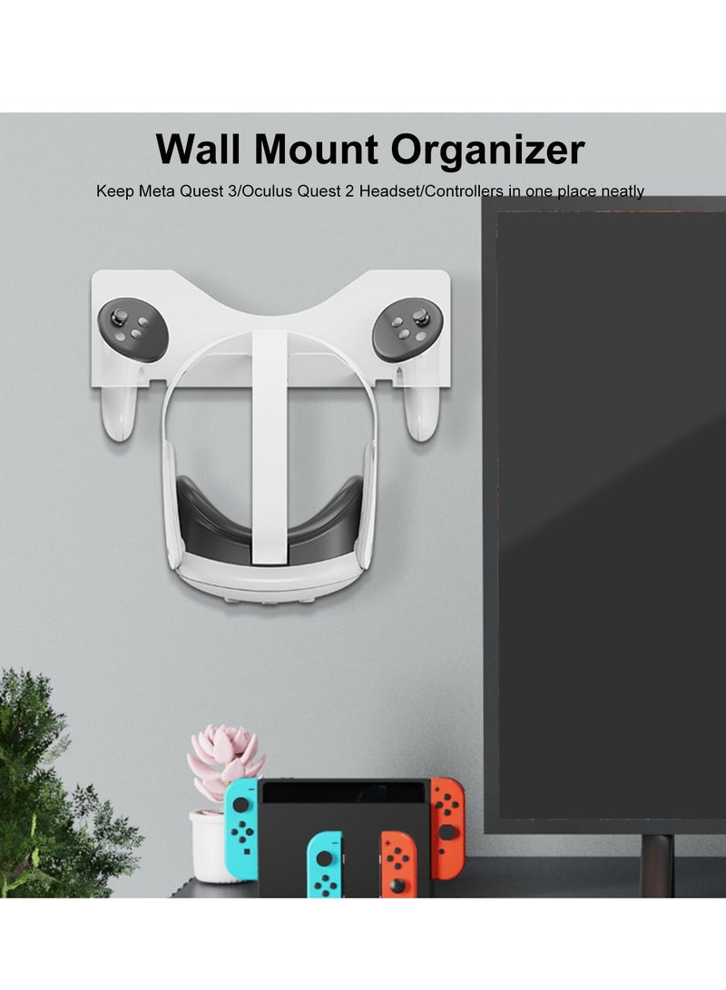 Wall Mount Storage Stand Hook for Meta Quest 3/Oculus quest2 VR Headset Wall Mount Storage Stand with Screws Accessories  - Image 5