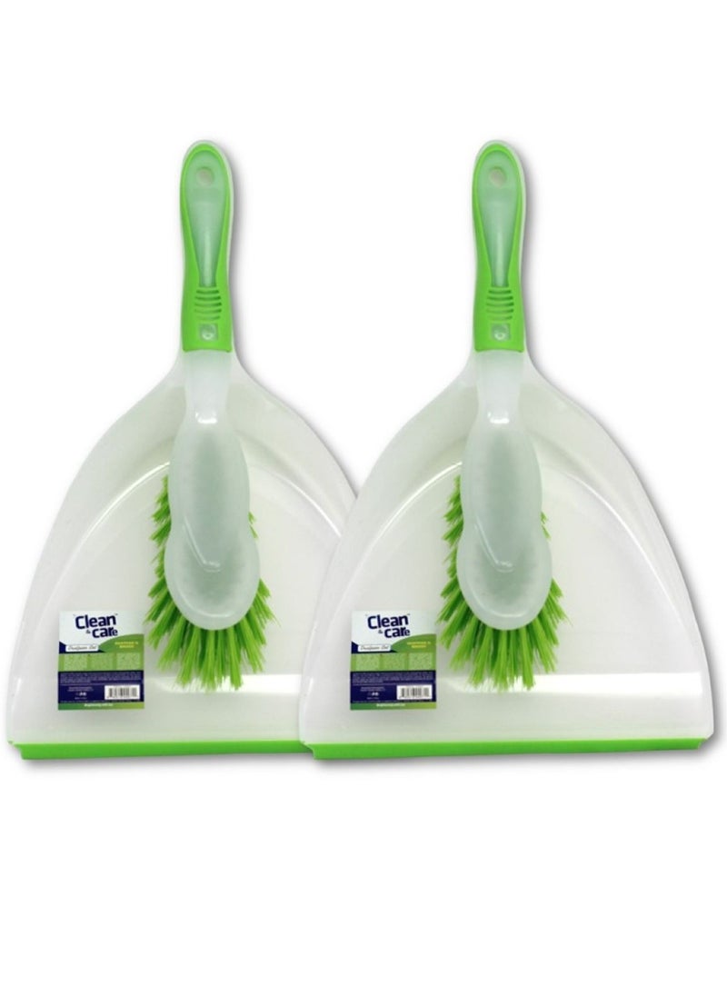 Clean & Care 2 Set Dustpan and Brush Set Durable Multi Purpose Lightweight Cleaning Solution with Stiff Bristles Ergonomic Grip Assorted Colors Efficient Cleaning Perfect for Home Office Car - pzsku/ZF75ED9516788EE4D388FZ/45/_/1722501205/8b905085-bf17-4131-afa5-eab4117a3cf0