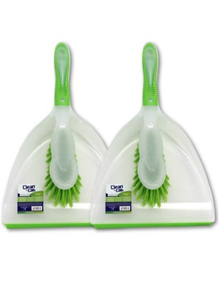Clean & Care 2 Set Dustpan and Brush Set Durable Multi Purpose Lightweight Cleaning Solution with Stiff Bristles Ergonomic Grip Assorted Colors Efficient Cleaning Perfect for Home Office Car - pzsku/ZF75ED9516788EE4D388FZ/45/_/1722501205/8b905085-bf17-4131-afa5-eab4117a3cf0