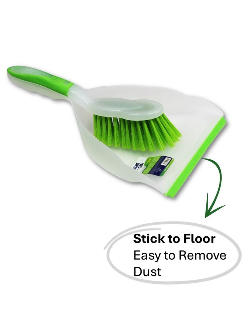 Clean & Care 2 Set Dustpan and Brush Set Durable Multi Purpose Lightweight Cleaning Solution with Stiff Bristles Ergonomic Grip Assorted Colors Efficient Cleaning Perfect for Home Office Car - pzsku/ZF75ED9516788EE4D388FZ/45/_/1722501390/822ae3a7-9a7a-4fe7-ae92-d2023e4f8d96