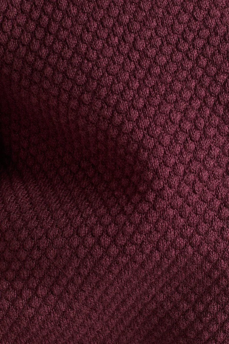 H&M Textured cotton-knit cardigan
