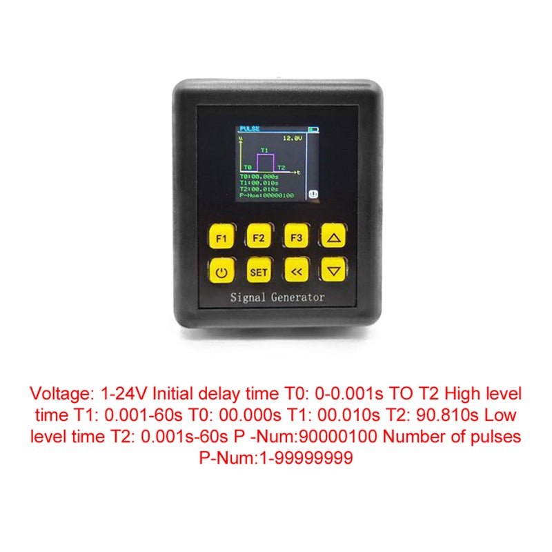 Multifunctional Handheld Signal Generator PWM Pulse Signal Source Sine and Trianglar Waves Modes Adjustment 0-20mA Current 0-10V Voltage Adjustable Device - Image 3