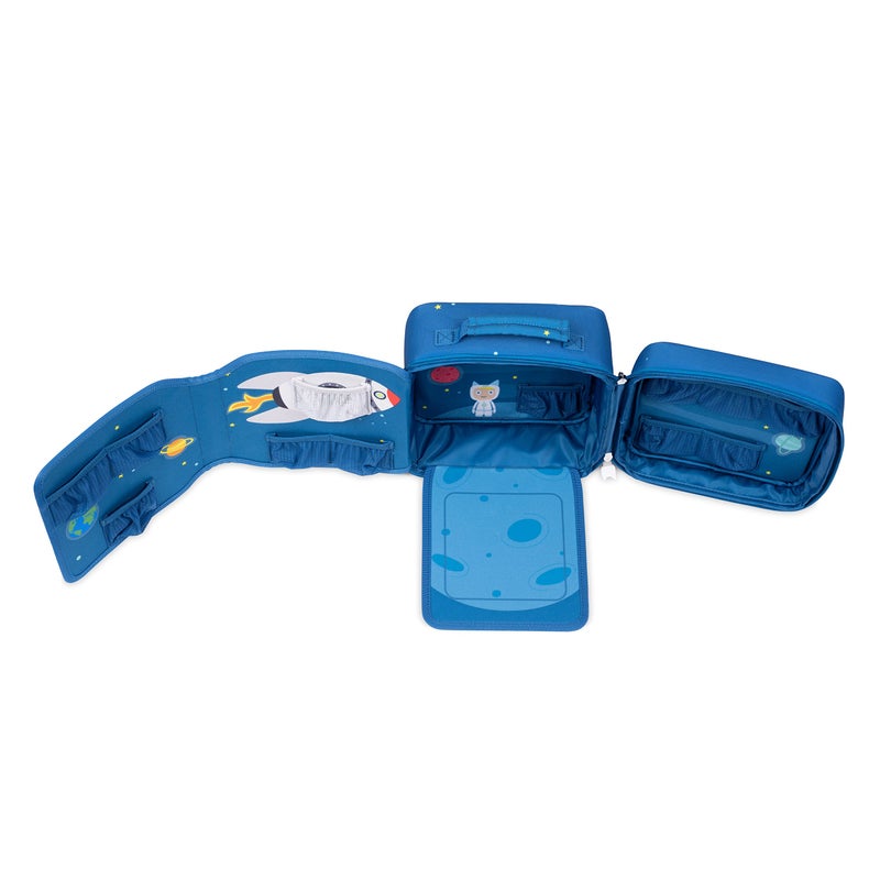 Tonies Carrying Case Max [Does Not Fit Toniebox] - Fun Stage and Storage for up to 14 Characters - Blast Off - Image 2