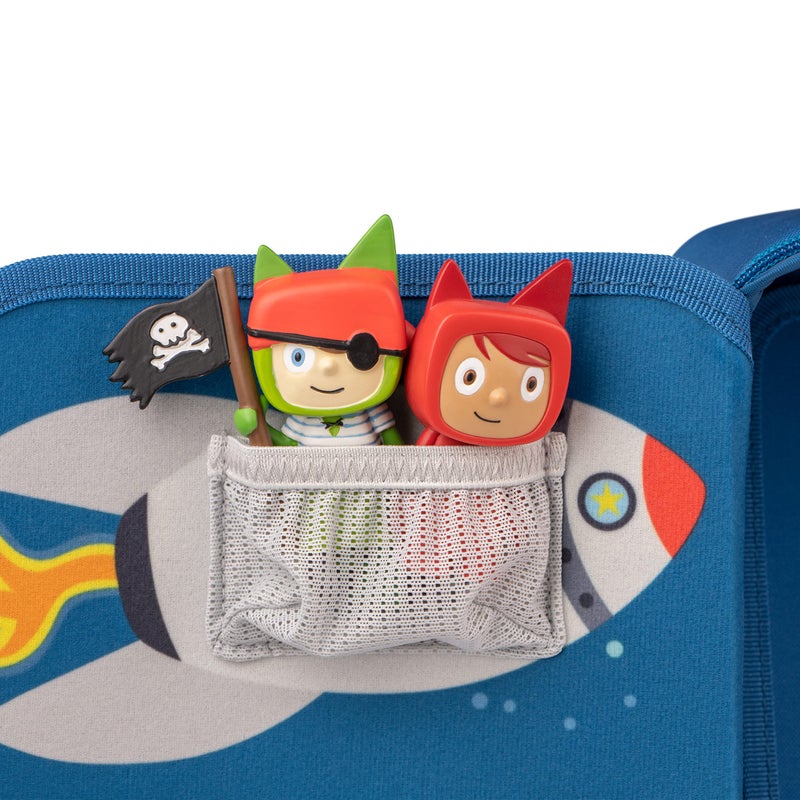 Tonies Carrying Case Max [Does Not Fit Toniebox] - Fun Stage and Storage for up to 14 Characters - Blast Off - Image 3