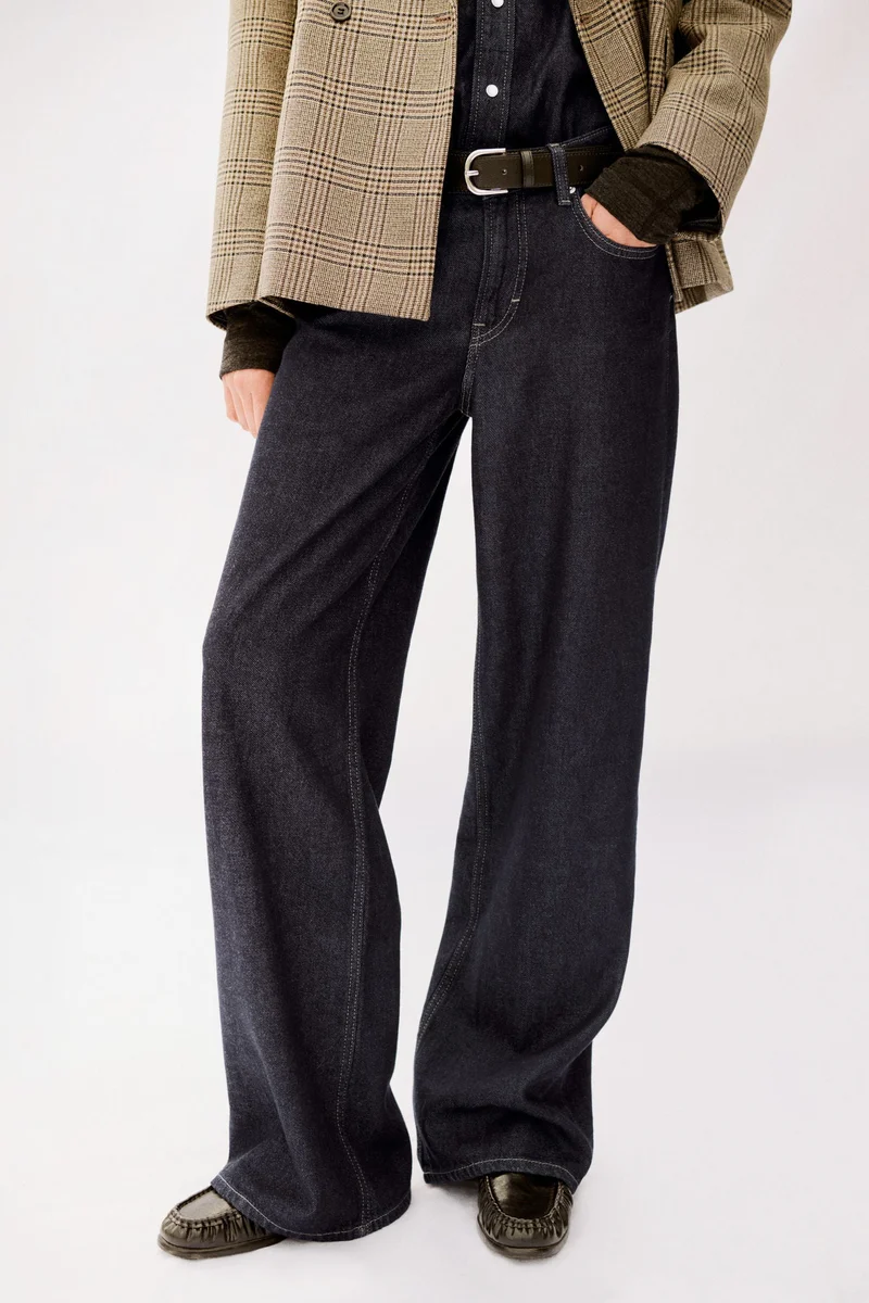 H&M Feather Soft Wide Regular Jeans