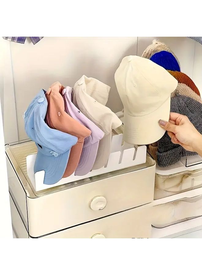 Transparent Acrylic Baseball Cap Storage Rack Durable Portable Hat Display Organizer - Image 4