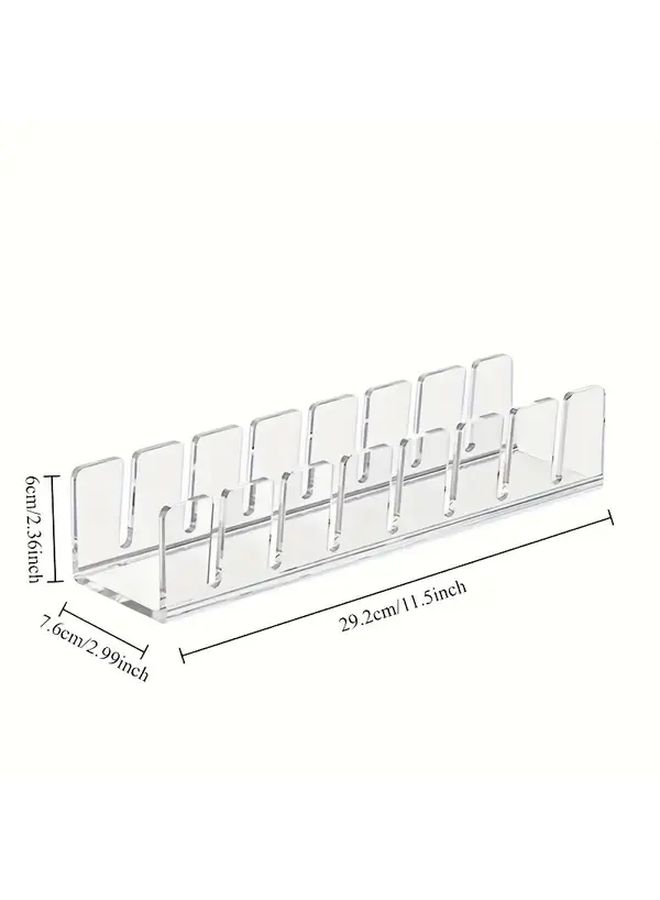 Transparent Acrylic Baseball Cap Storage Rack Durable Portable Hat Display Organizer - Image 2