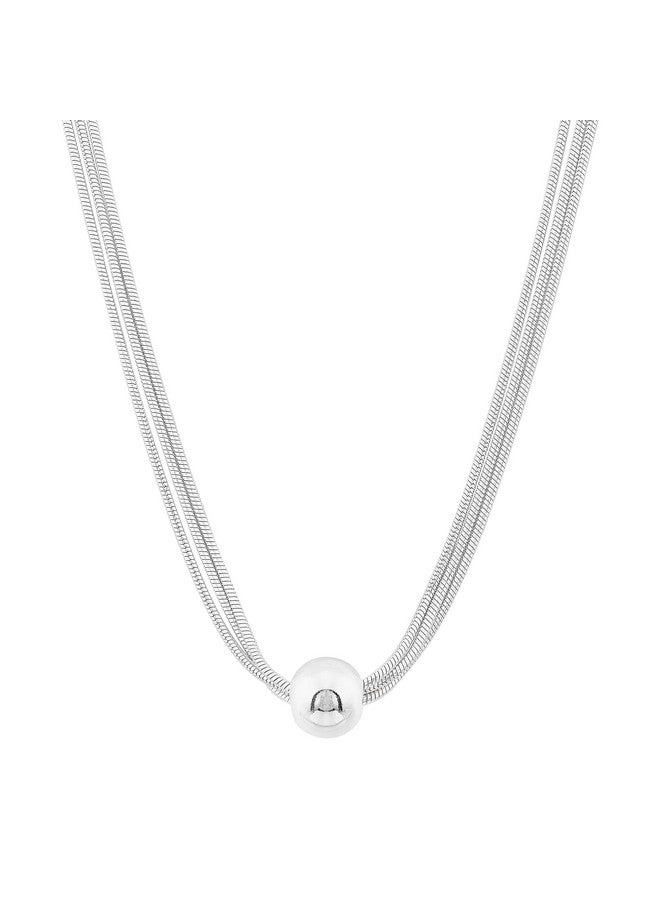 Silpada 'Thoreau' Multi-Strand Bead Necklace In Sterling Silver, 16'' - Image 2