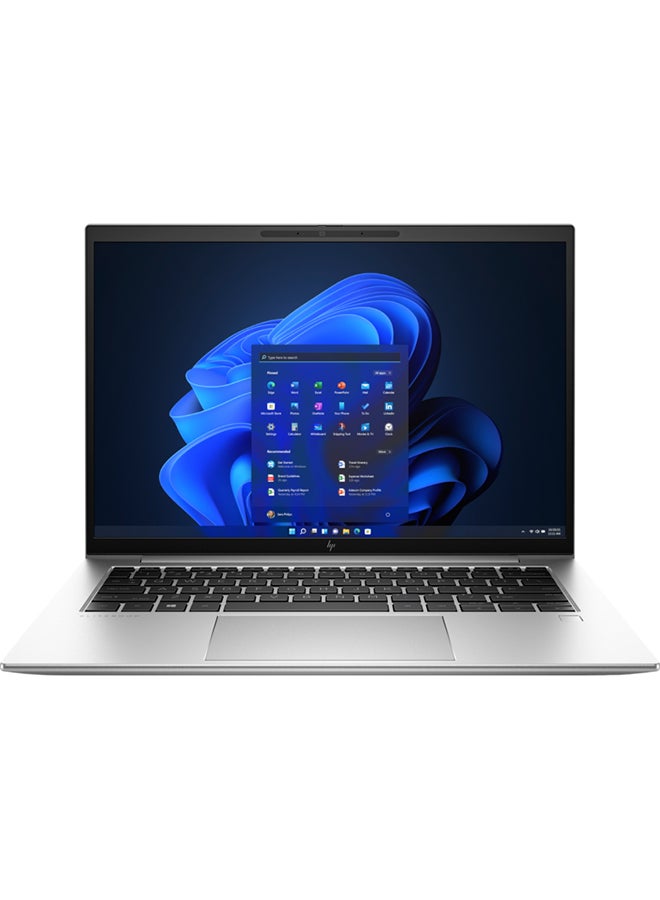 HP EliteBook 840 G9 (Upgraded Version) Laptop With 14-Inch FHD Display, Core i7-1255U Processor/32GB RAM/2TB SSD/Intel Iris Xe Graphics/Windows 11 Pro English/Arabic Silver - Image 1