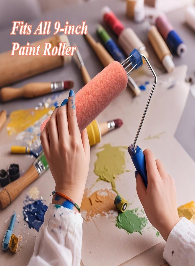 KingOrigin King Origin Paint Roller Covers, 3 Pack, 9 Inch Paint Roller, 3/8 Nap High Dense Roller Covers for Smooth and Textured Rough Surfaces - Image 3