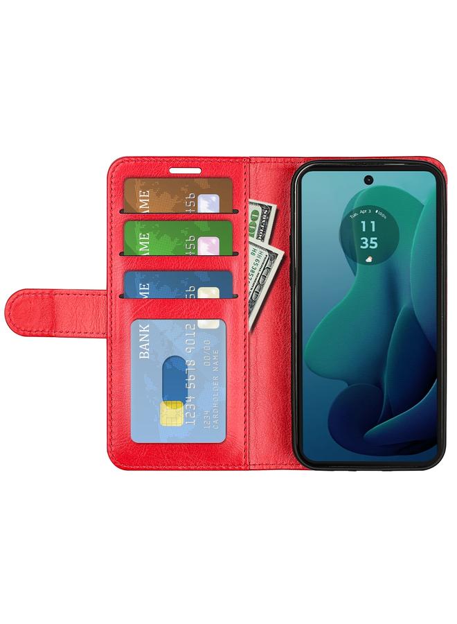 اس-توب جراب لهاتف Motorola Moto G 5G 2024 R64 جراب هاتف جلدي أفقي قابل للطي - Image 4