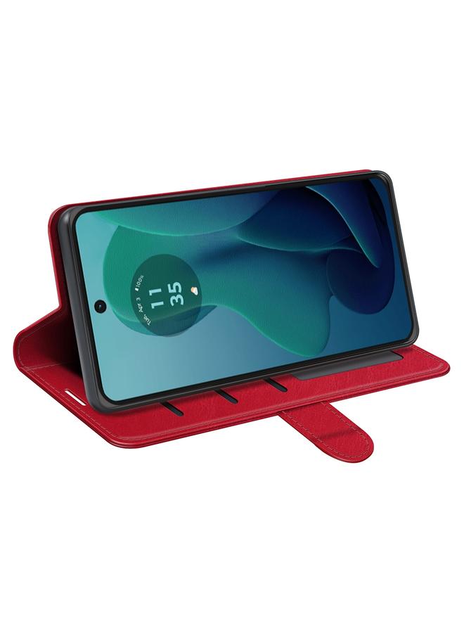 اس-توب جراب لهاتف Motorola Moto G 5G 2024 R64 جراب هاتف جلدي أفقي قابل للطي - Image 5