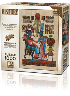 Papyrus Throne Of Tutankhamun 1000 Piece Puzzle