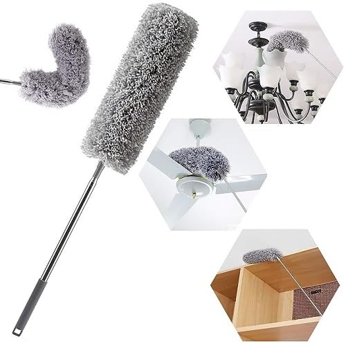 ZUNBELLA Home Cleaning Products Microfiber Duster Fan Cleaning mop with Long Rod Microfiber Duster for Home Cleaning House Cleaning Products Wall Cleaning mop with Long Handle 569321 - Image 1