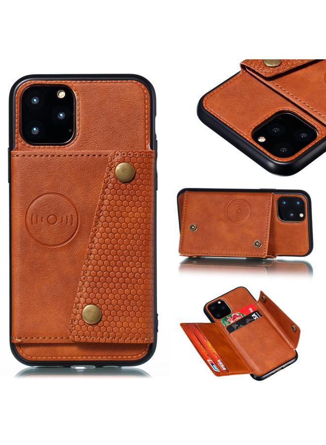Zaboon Case For iPhone 12 / 12 Pro Leather Protective Case with Holder & Card Slots - Image 1