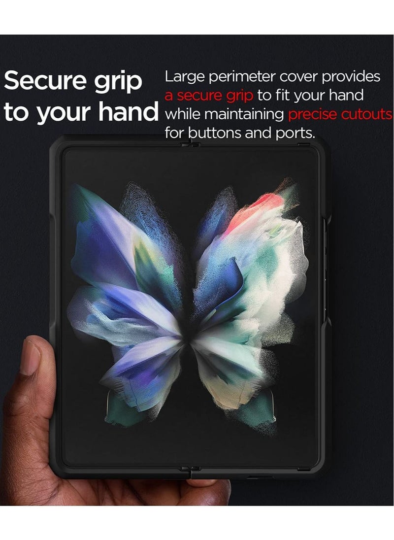 VRS Design Terra Guard For Samsung Galaxy Z Fold 3 5g Case Cover (2021) - Metal Black  - Image 5
