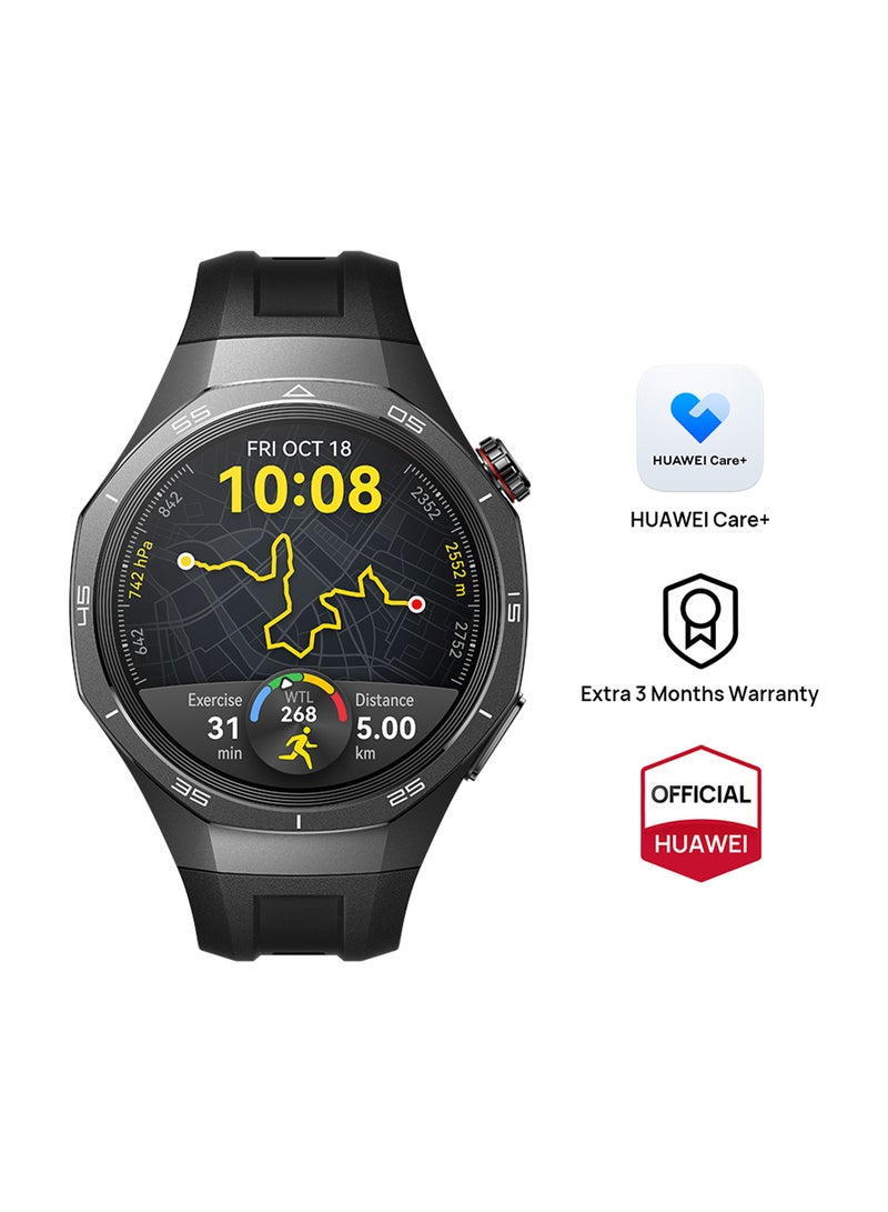 HUAWEI Watch GT 5 Pro 46mm Smartwatch, Sharp-Edged Design Watch, up to 14 Days Battery Life, Pro-level Sports, Health Tracking, Compatible with iOS and Android Black - Image 1
