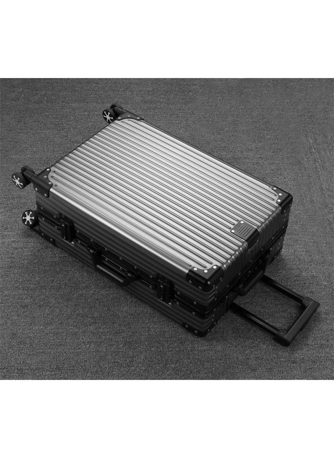 NKX - Hardcase Travel Suitcase Al-Mg Alloy Luggage Trolley With 4 Spinner Wheel 29 Inch - Image 1