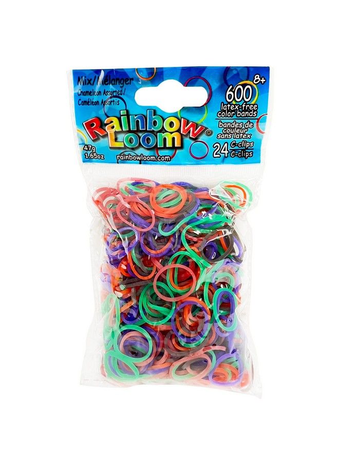 Rainbow Loom ® Jelly Collection: Chameleon Mix Rubber Bands With 24 Cclips (600 Count) - Image 2