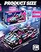 Nueris 118 Technic Super Sports Cars Model Sets 586 PCS Cyberpunk MOC Building Block Car Raceing Engineering Toys Gift Idea for Adults Boys Girls for Play and Display Collection - Image 4
