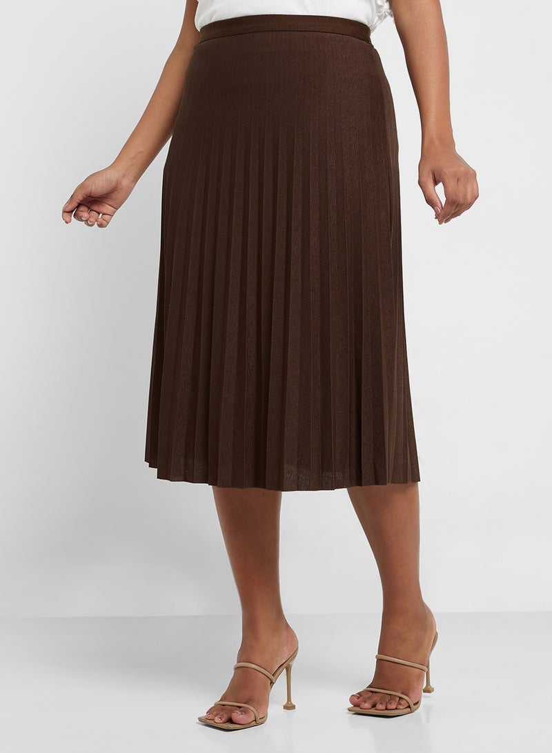 Ginger Plus Pleated Maxi Skirt - Image 2