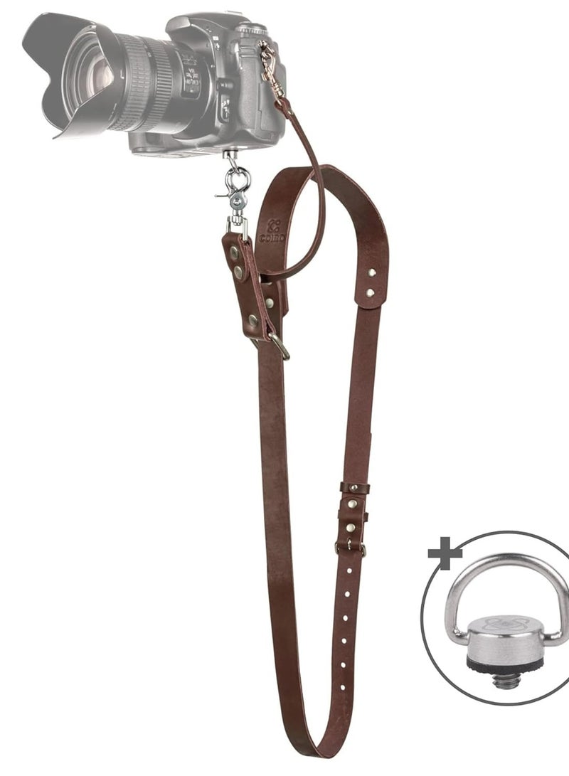 GenPro GENPRO Single Leather Strap: Single leather strap in Havan. (Model: Havan S001)  - Image 1