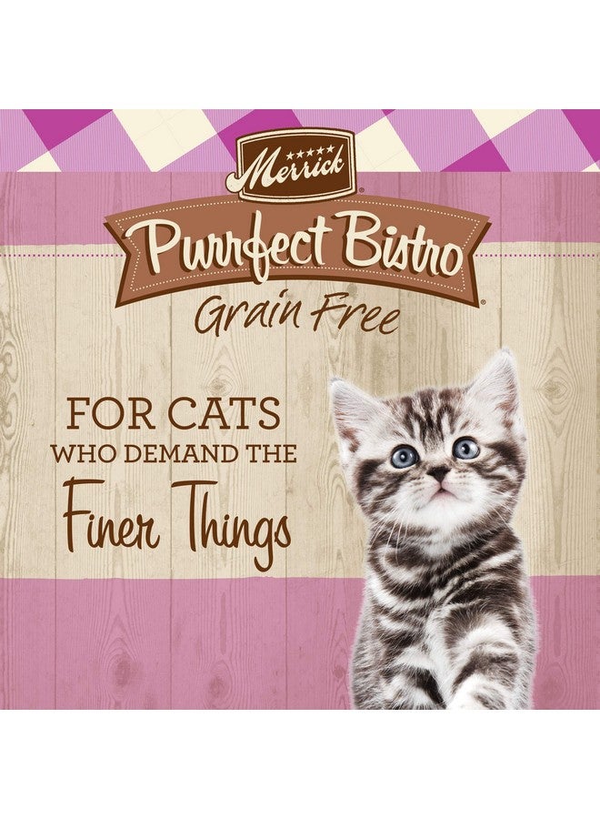 ميريك طعام القطط الجاف الطبيعي الخالي من الحبوب الفاخر من Purrfect Bistro للقطط الصغيرة، وصفة طعام صحية للقطط الصغيرة - كيس 7 رطل - Image 2