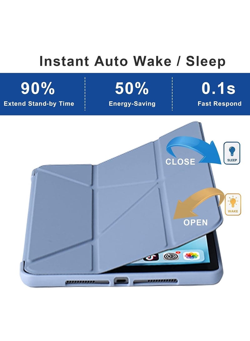 ELTRAZONE iPad 10.2 Inch Case – Compatible with iPad 9th Generation 2021, iPad 8th Generation 2020 & iPad 7th Generation 2019 – 5-in-1 Viewing Angles, Auto Wake/Sleep, Soft Back Cover, Lavender Grey - Image 5