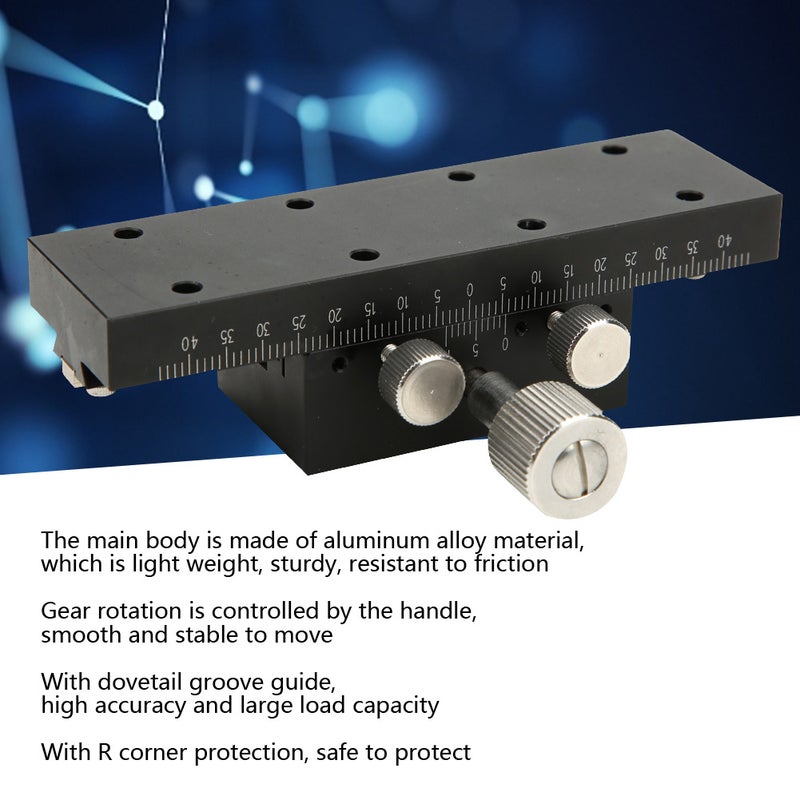 Manual X Trimming Platform Aluminum Alloy Sliding Stage Replace for Misumi XDTLS100 - Image 5