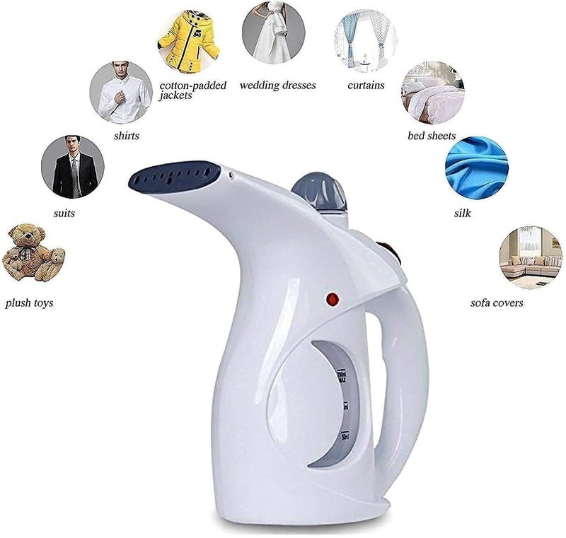 Eloxee Nano Cure 2-In-1 Facial & Garment Steamer – Handheld Nano-Ionic Steam Machine For Cold & Cough Relief, Face Care & Wrinkle Removal – 200Ml Portable Steamer For Clothes & Skin (Medium), White - Image 4