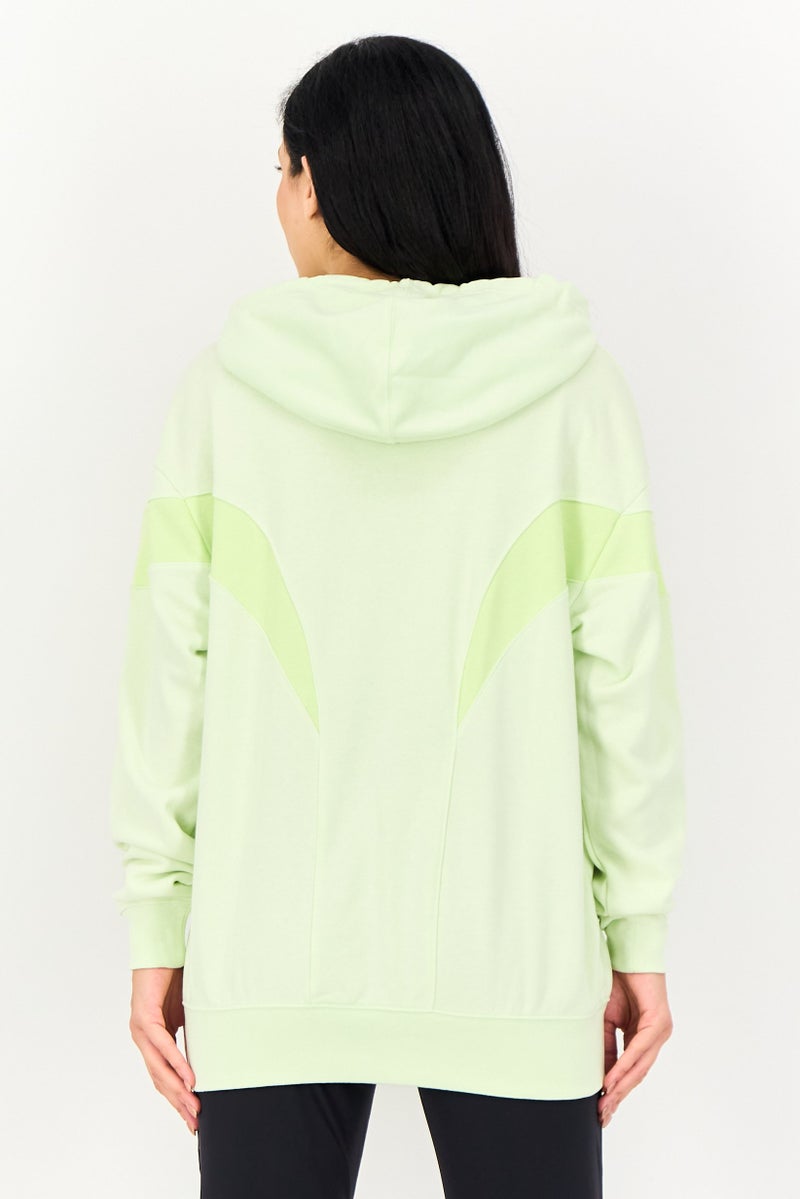 Nike X Air Women Sportswear Fit Outdoor Hoodies, Lime Green - Image 3