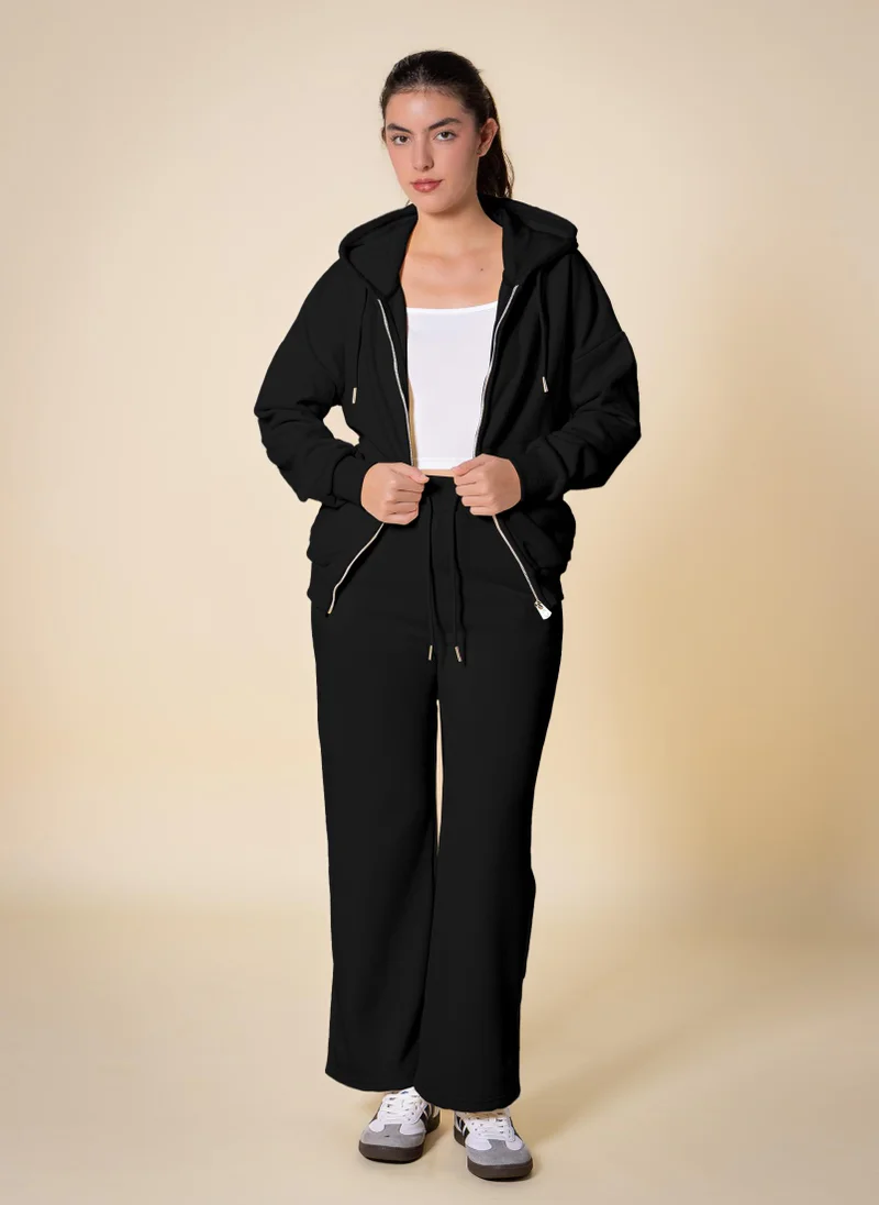 SHAPES COMFORT HOODIE WITH ZIP SET