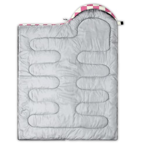 Nttopship Sleeping Bags for Adults and Kids Backpacking Camping Sleeping Bags for Girls and Boys Lightweight Waterproof ColdWarm Sleeping Bag for All Season - Image 3